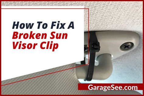 metal bracket to fix car visers|broken sun visor in car.